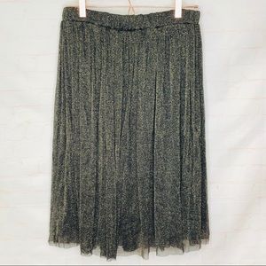 Discovery black and gold shimmer skirt